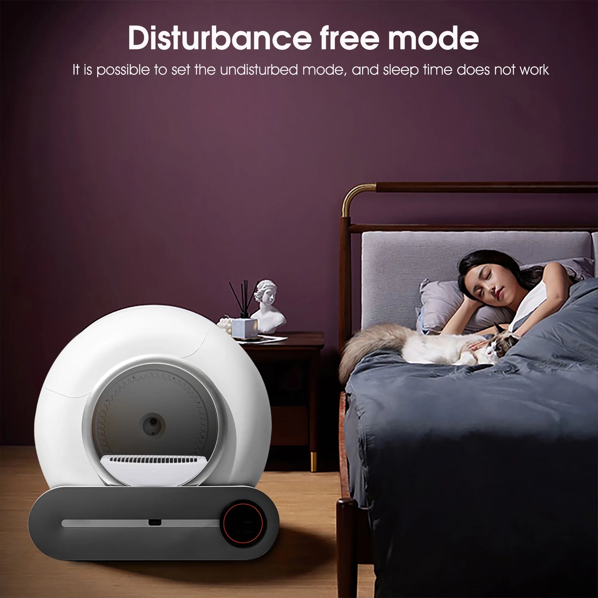 PawLuxe™ MaxClean 65L Automatic Self-Cleaning Litter Box – App-Controlled, Fully Enclosed, Multi-Cat Ready