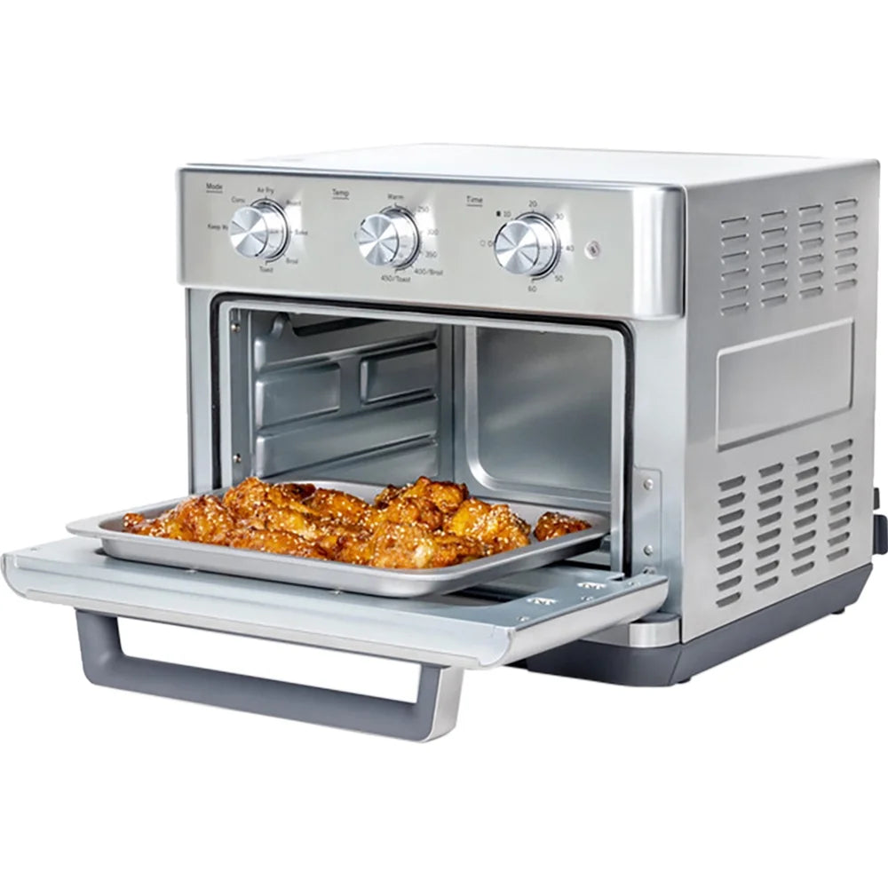 GE® 7-in-1 Mechanical Air Fryer Toaster Oven – Stainless Steel