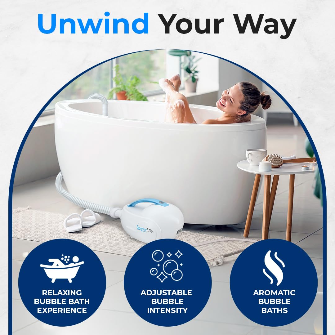 Ultimate Bubble Bath Mat - Non-Slip Spa Experience with Remote Control, Adjustable Bubbles, and Mold-Resistant Design!