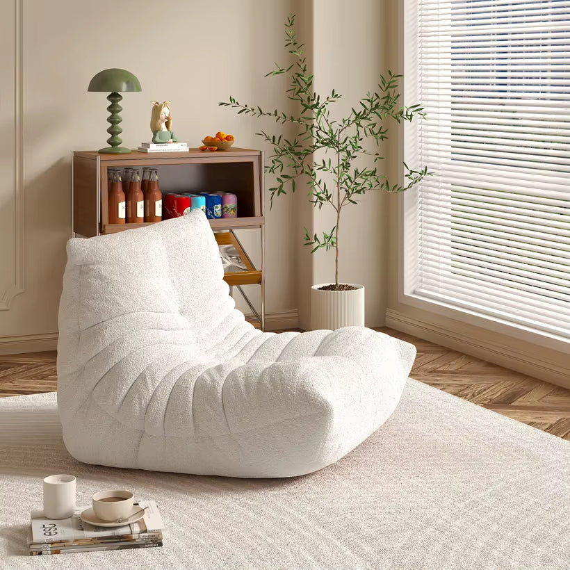 Modernity Sleep Tatami 2-Seat Tone Lazy Living Room Sofa Reclining Caterpillar Balcony Reading Chair Soft Bedroom Leisure Sofa