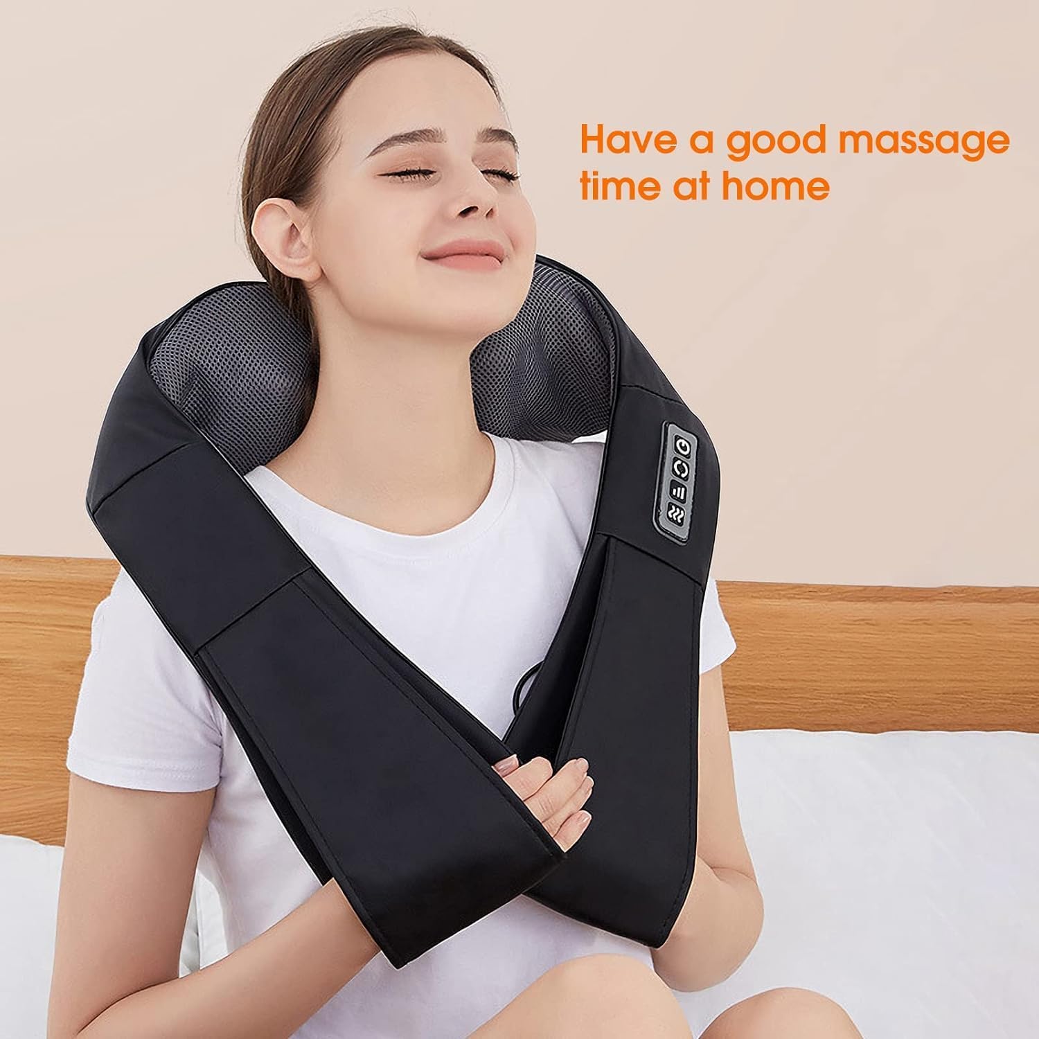 Shiatsu 4D Deep Tissue Back and Neck Massager with Heat - Perfect Father's Day Gift for Dad from Daughter!