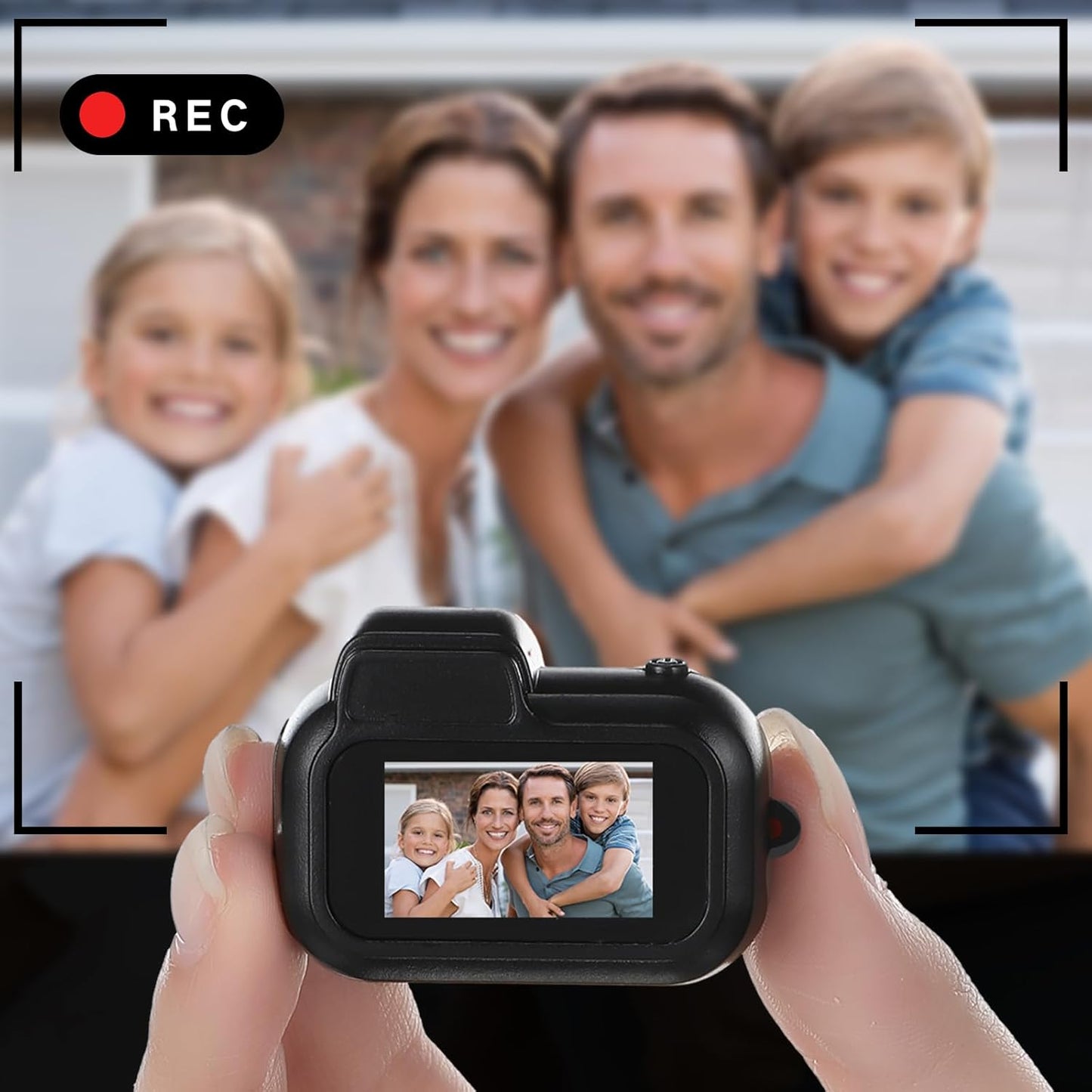 Mini Keychain Camera 1080P Small Retro Portable Photo Video Camera 100 Mins Battery Life Micro Video Camcorder for Travel Study Recording(16Gb)