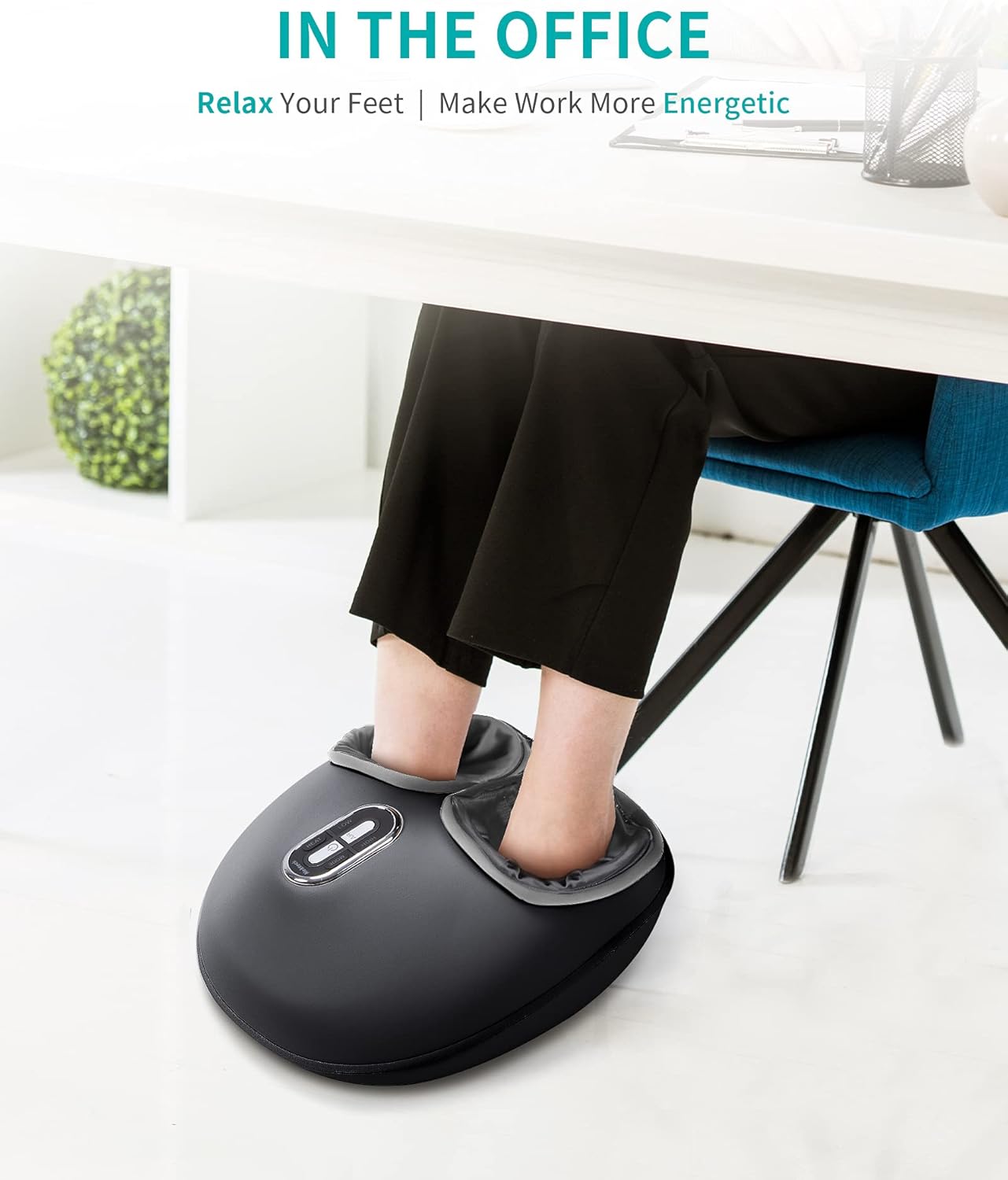 Relaxing Shiatsu Foot Massager – Heat, Compression & Pain Relief