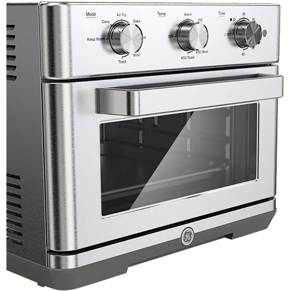 GE® 7-in-1 Mechanical Air Fryer Toaster Oven – Stainless Steel