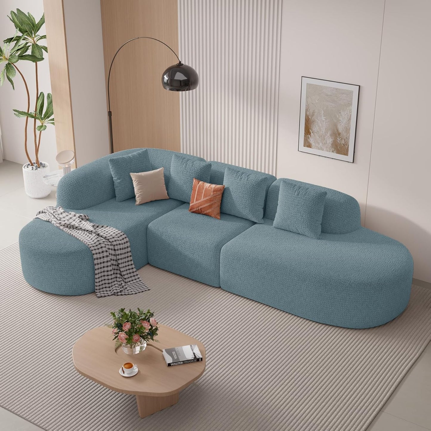 Solace™ Deep Lounge Sectional — No Assembly Required