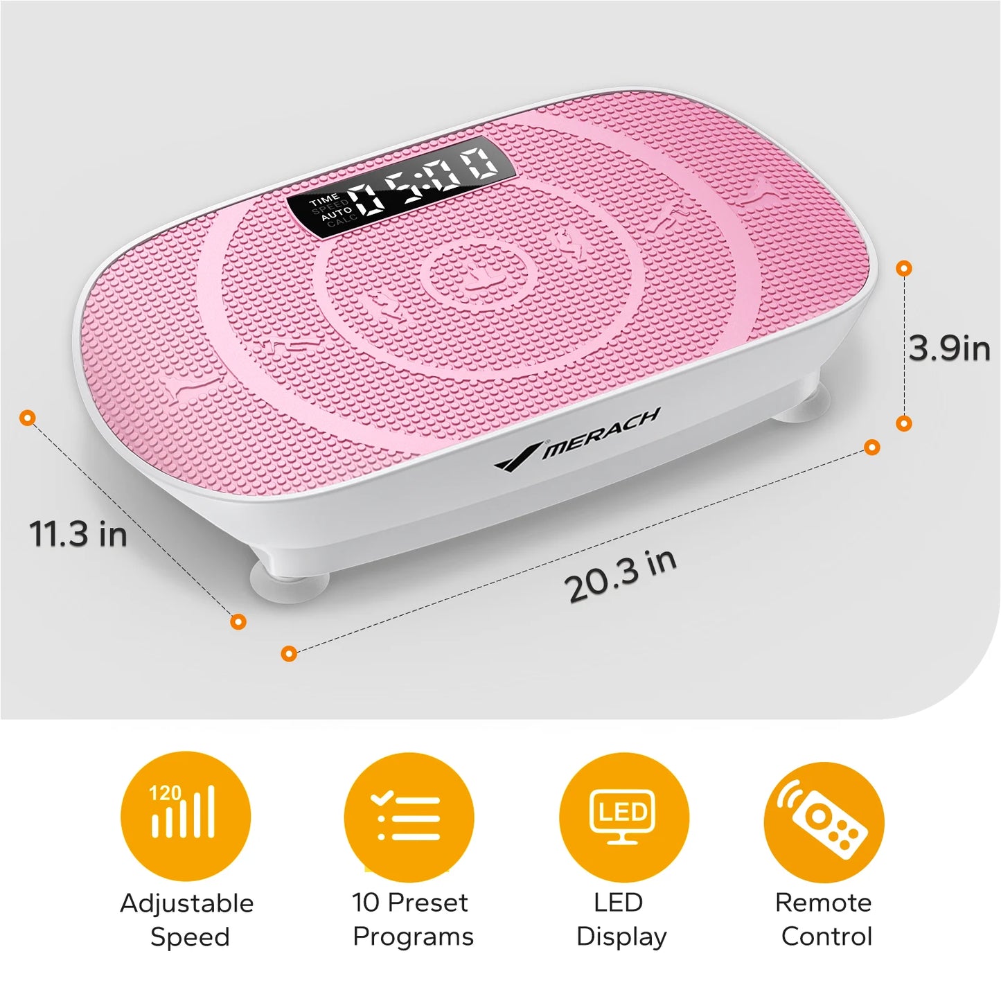 MERACH Vibration Plate – Full Body Workout & Fitness Platform