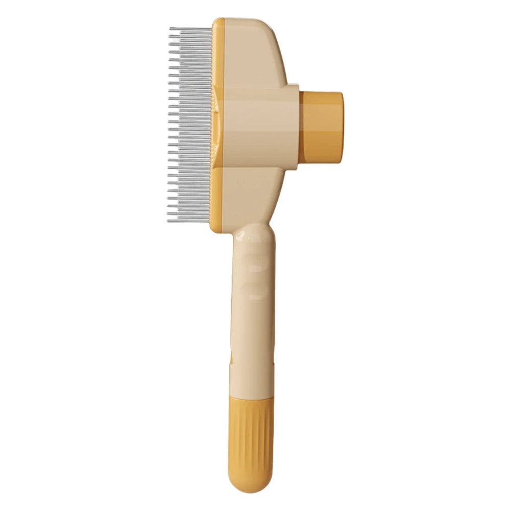 Self Cleaning Slicker Brush with Release Button Dog Brush Dog Deshedding Brush Hair Remover Comb for Dogs and Cats