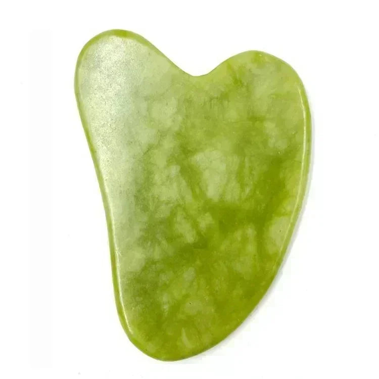 Natural Jade Roller & Gua Sha Set – Face, Neck & Eye Massage Tool