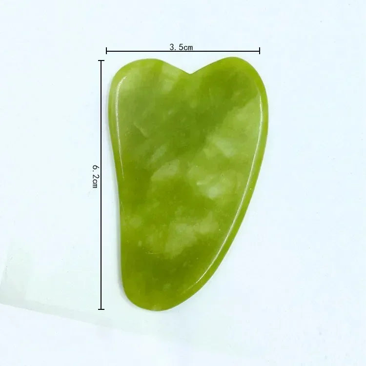 Natural Jade Roller & Gua Sha Set – Face, Neck & Eye Massage Tool