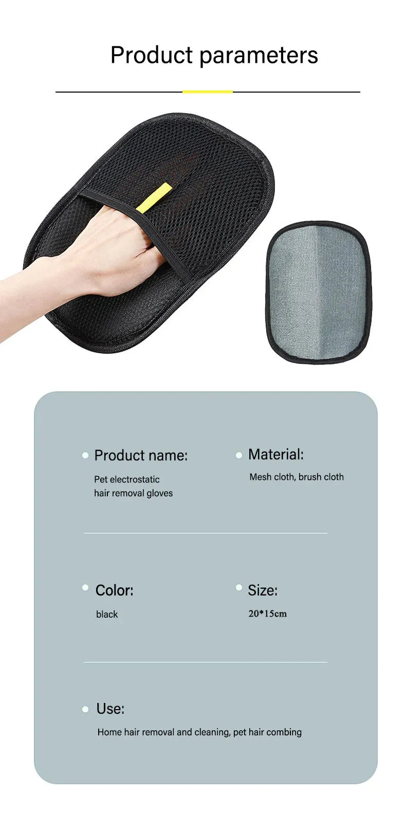 FurSweep™ Pet Grooming & Hair Remover Glove – For Pets, Furniture, and Clothing
