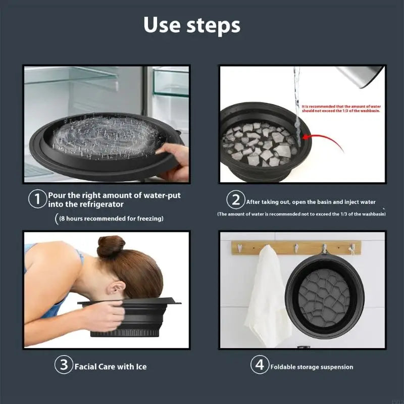 GlowFreeze™ – Rejuvenating Face Ice Bath Bowl for Instant Depuffing & Skin Tightening