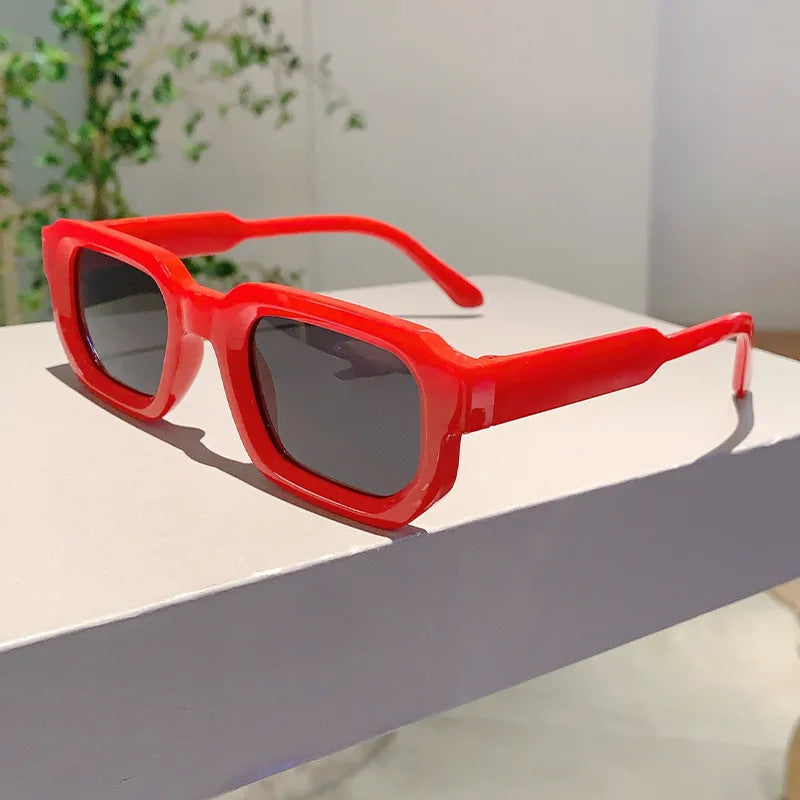 RetroVue™ Vintage Rectangle Sunglasses – UV400 Protection, Unisex Retro Style