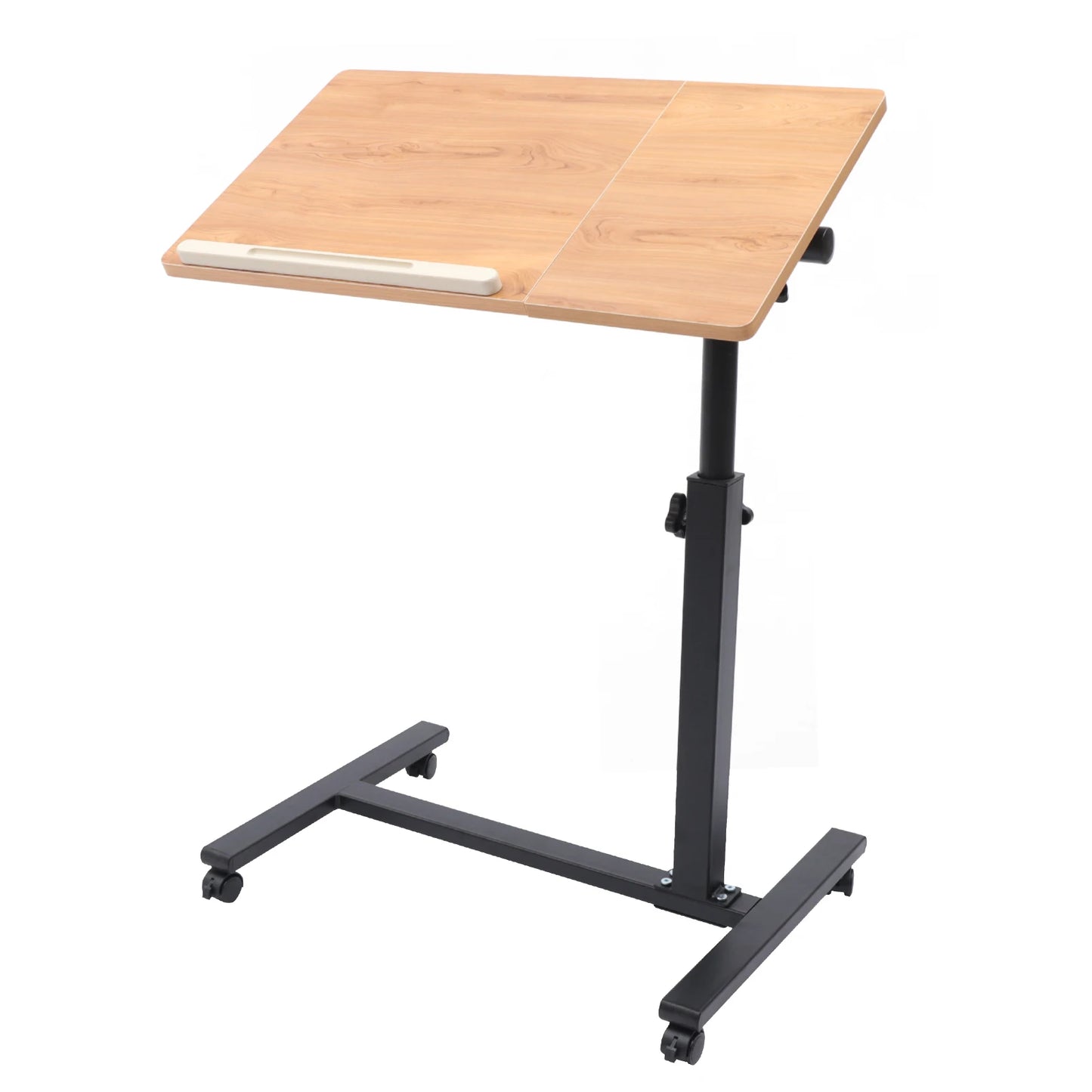 GlideDesk™ – Adjustable Rolling Laptop Desk | Mobile Workstation for Home & Office