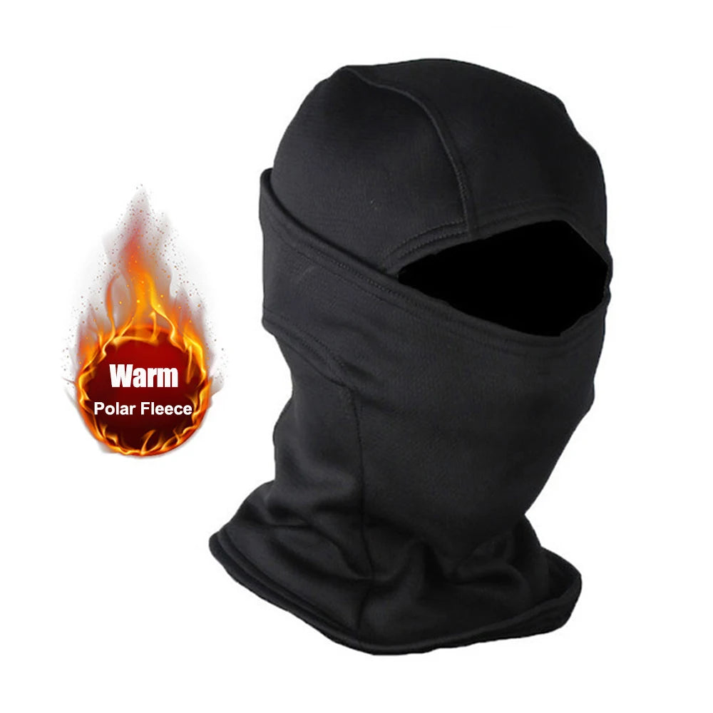 FrostGuard™ Tactical Fleece Balaclava – Cold-Proof Full Face Mask