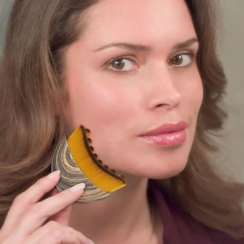 LumaLift™ Contour Brush – Facial Sculpting & Lymphatic Drainage Tool for Puffiness & Chin Lift