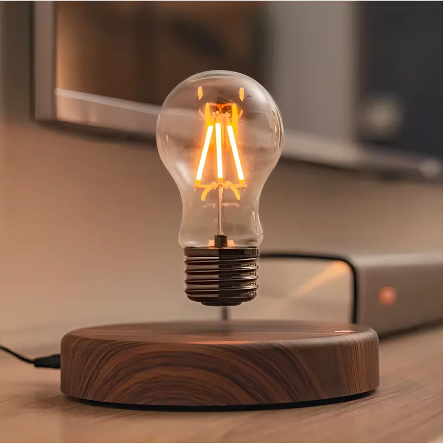 HoverLux™ Magnetic Levitation Lamp – Floating LED Bulb for Modern Home & Office Decor