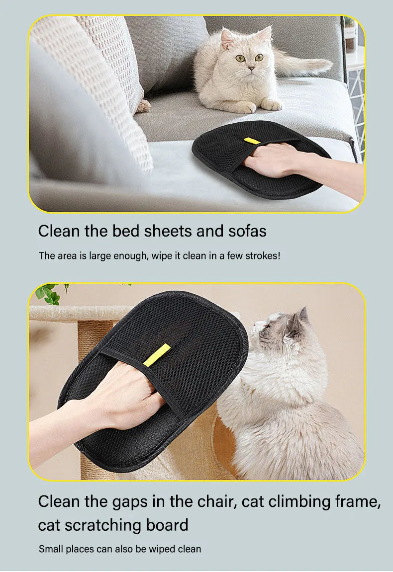 FurSweep™ Pet Grooming & Hair Remover Glove – For Pets, Furniture, and Clothing