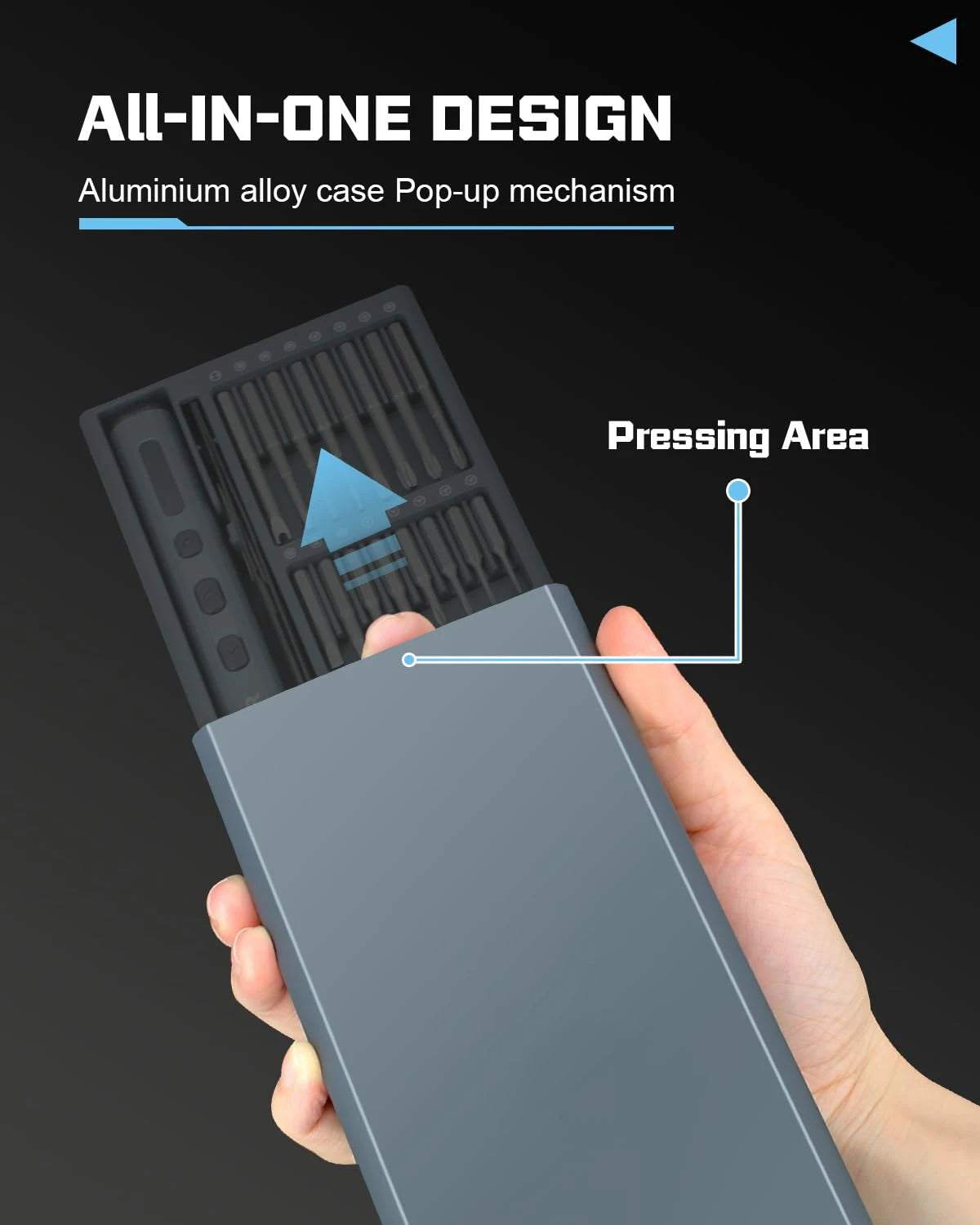 Smart Electric Screwdriver Set – 68-in-1 Precision Tool with 5 Torque Settings & Magnetic Bits