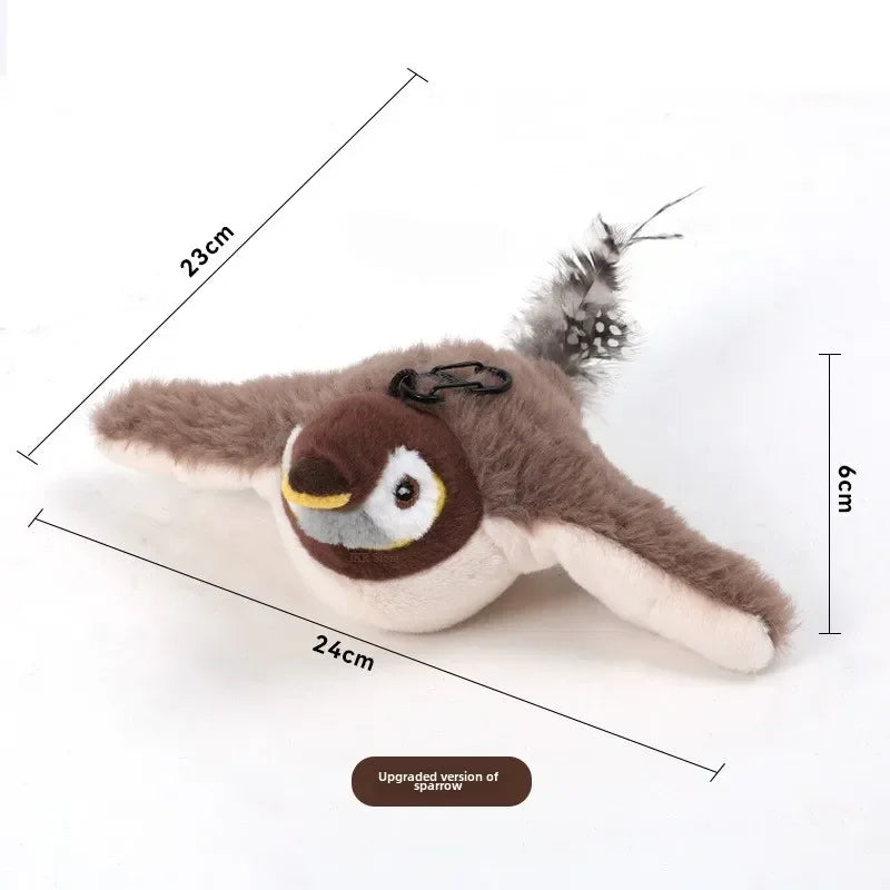ChirpCharge™ – Touch-Activated Catnip Bird Toy (USB Rechargeable)