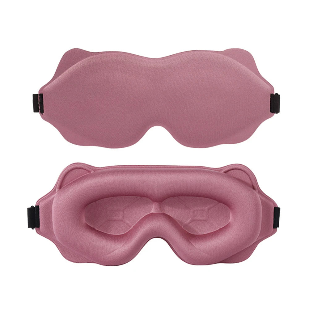 Restora™ 3D Sleep Mask – Soft, Breathable Eye Shade for Travel & Nighttime Use | 100% Light Blocking