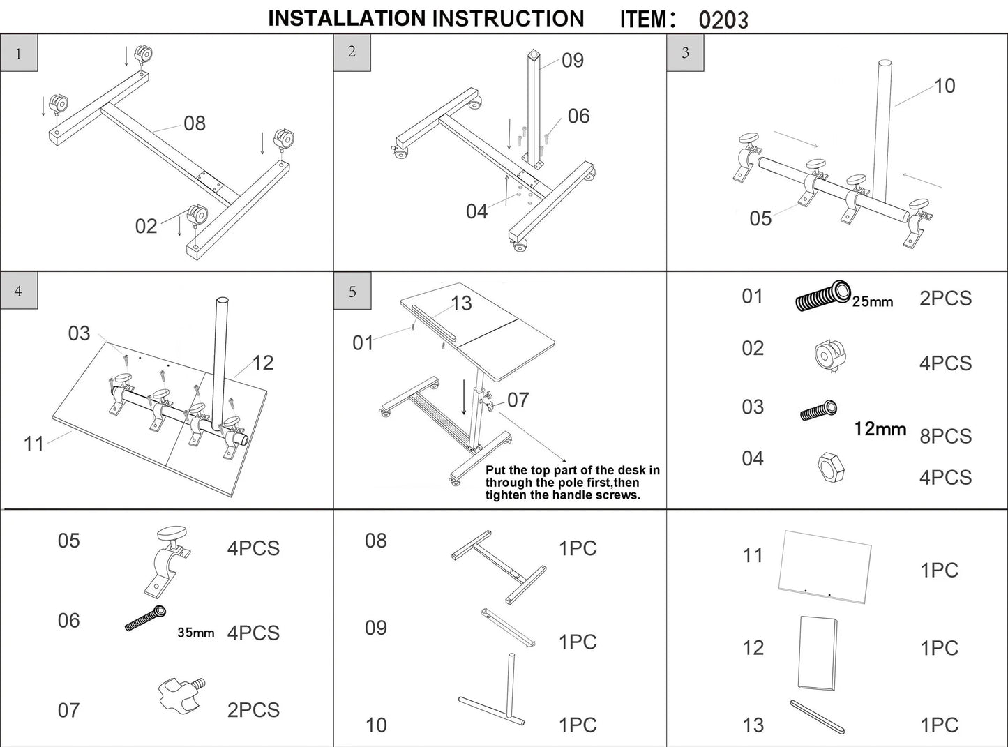 GlideDesk™ – Adjustable Rolling Laptop Desk | Mobile Workstation for Home & Office