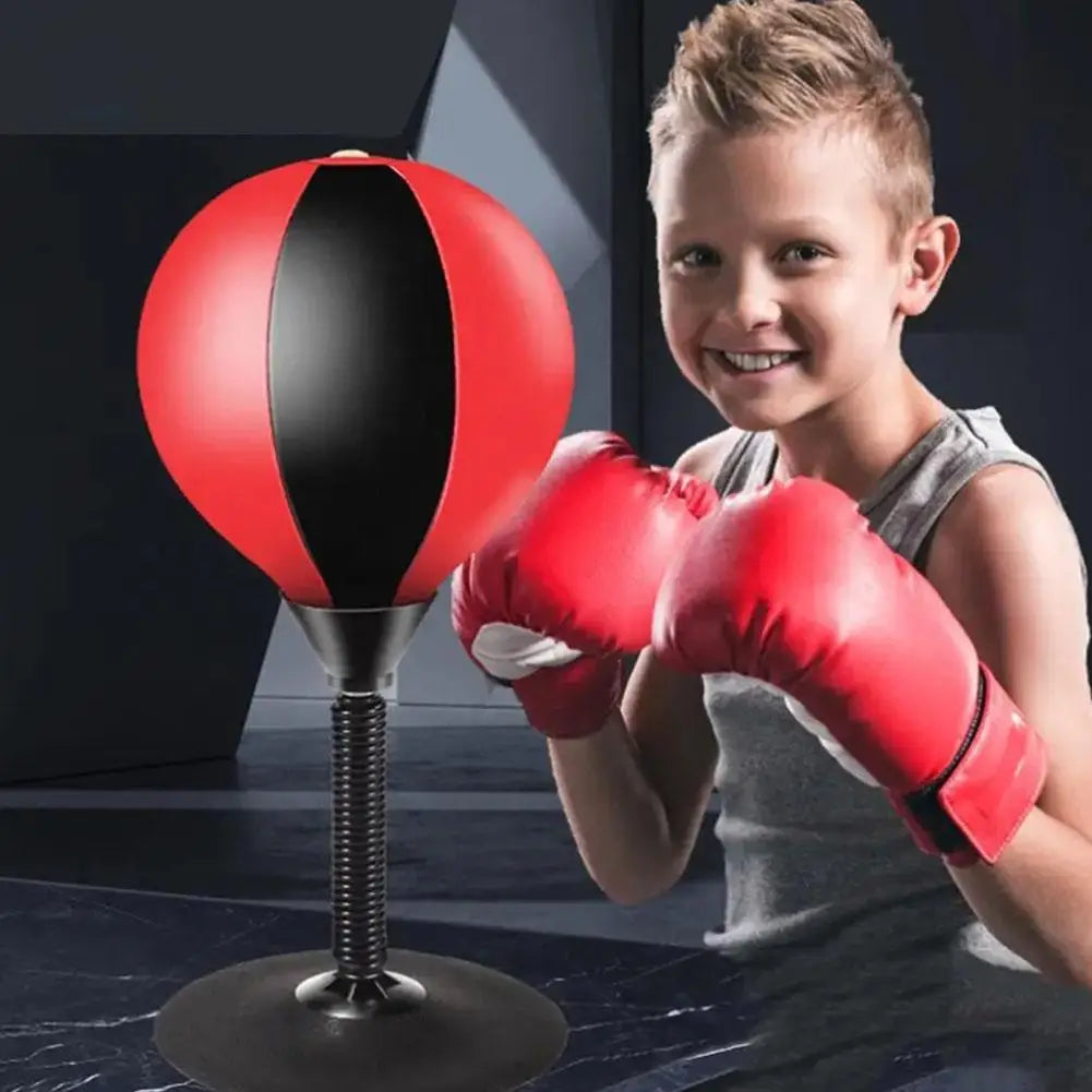 PunchPal™ Desktop Punching Ball – Stress Buster & Reflex Trainer for Kids & Adults