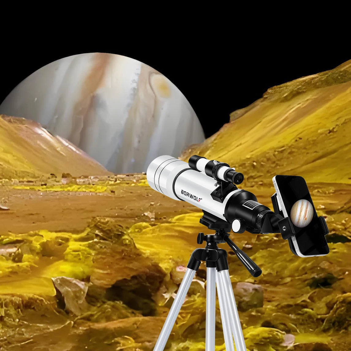 70400 HD Astronomical Telescope – 333X Zoom for Moon, Stars & Bird Watching | Portable Monocular Scope
