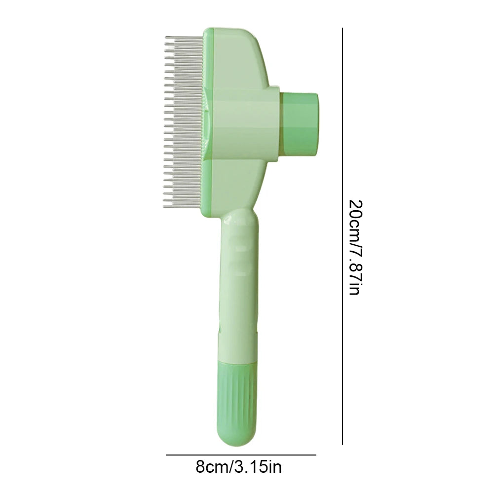Self Cleaning Slicker Brush with Release Button Dog Brush Dog Deshedding Brush Hair Remover Comb for Dogs and Cats
