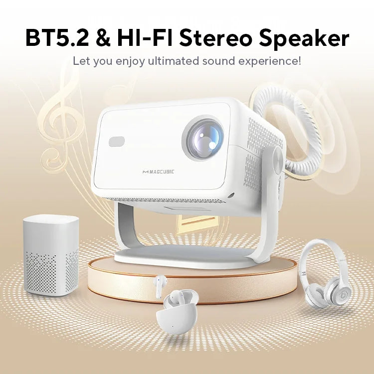 Magcubic™ L018 4K Smart Projector – Portable Home Cinema, 650 ANSI Brightness