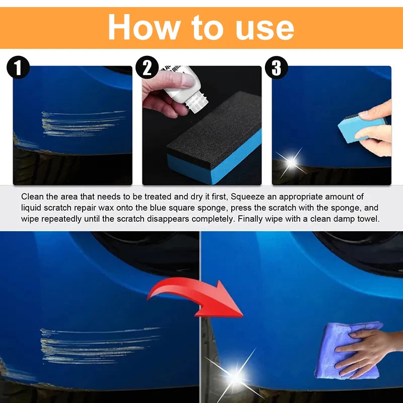 PaintRenew™ Car Scratch Repair Tool – Buffing & Polishing Compound Kit