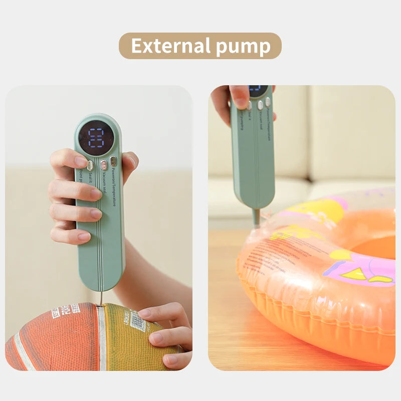 FreshZip™ Portable Vacuum Sealer – USB Rechargeable | Dry & Moist Food Storage with Bags & Pump