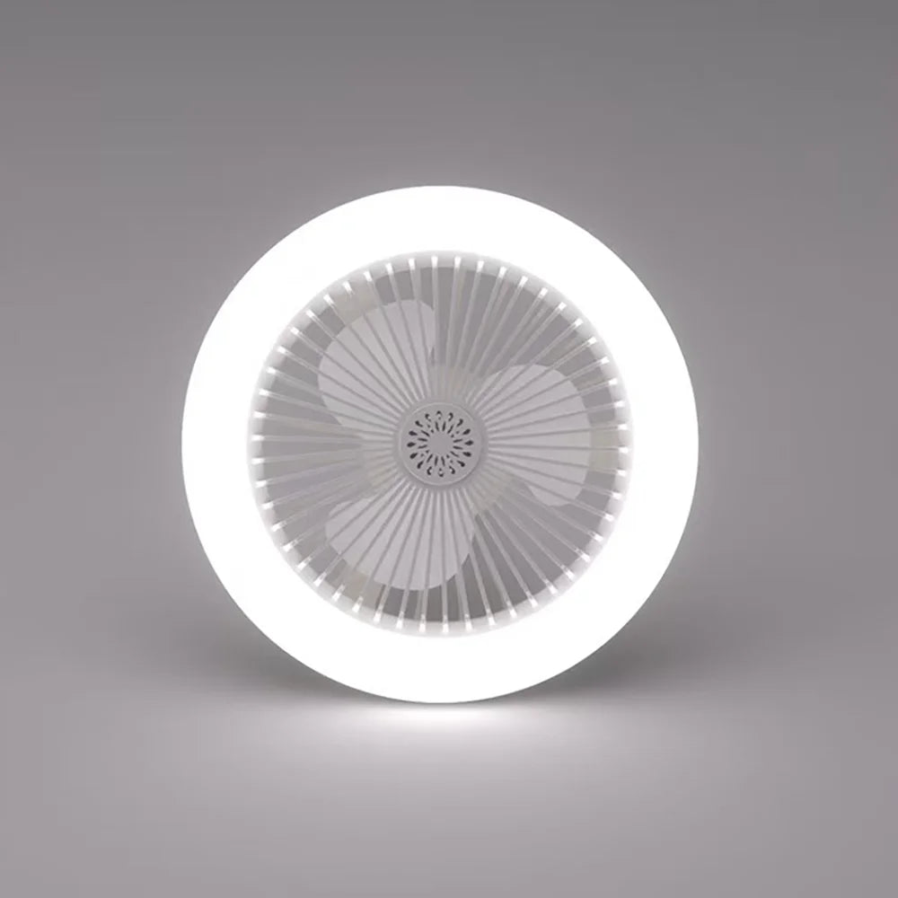 Rotatable 3-in-1 Ceiling Fan Light with Remote – E27 Base for Bedroom & Living Room