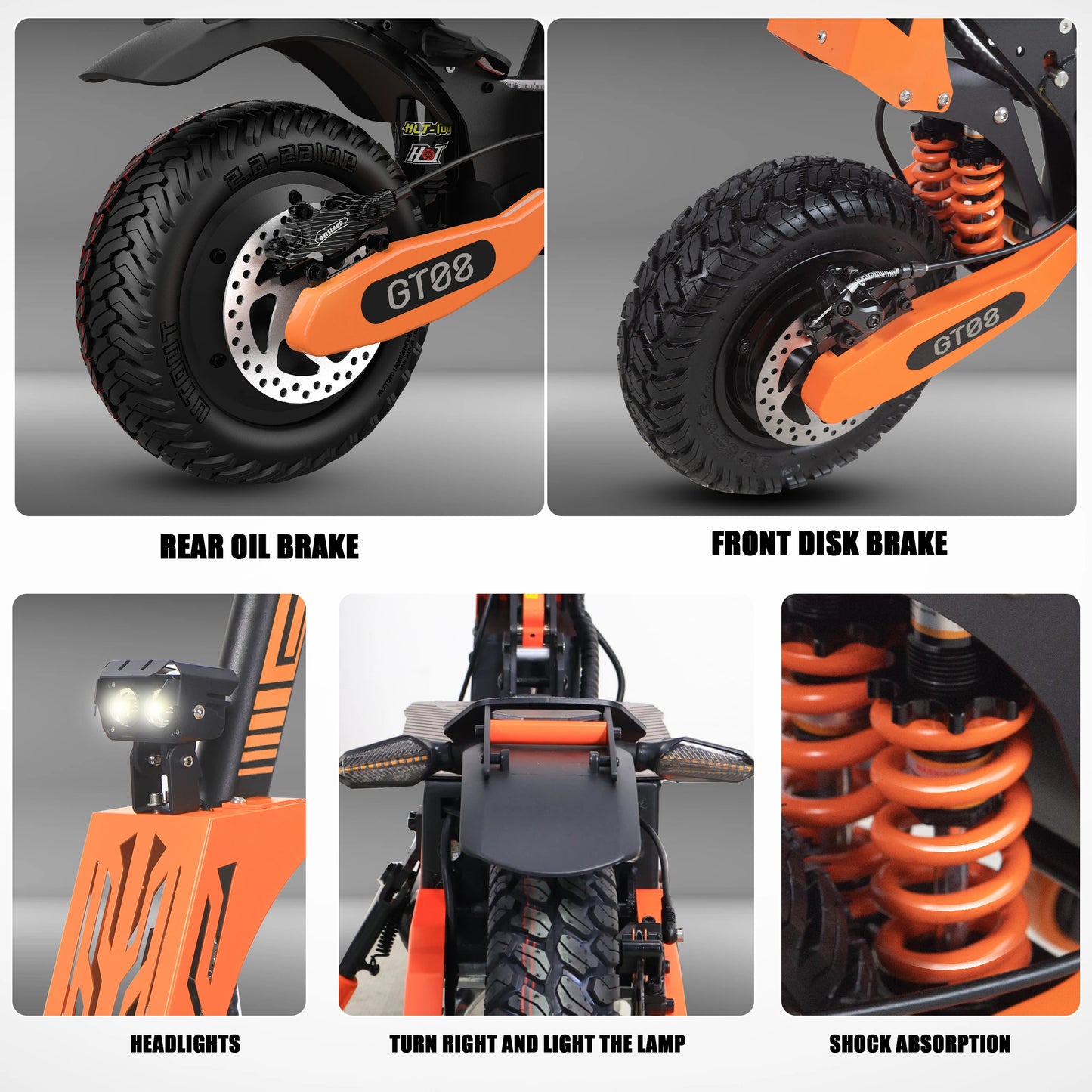Arwibon™ 5600W Dual Motor Electric Scooter – 46 MPH, Off-Road, Foldable with Seat