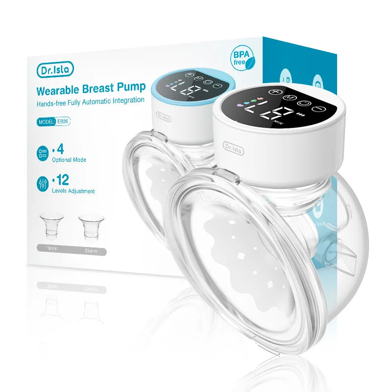 Hands-Free Wearable Breast Pump – Quiet, Portable & BPA-Free