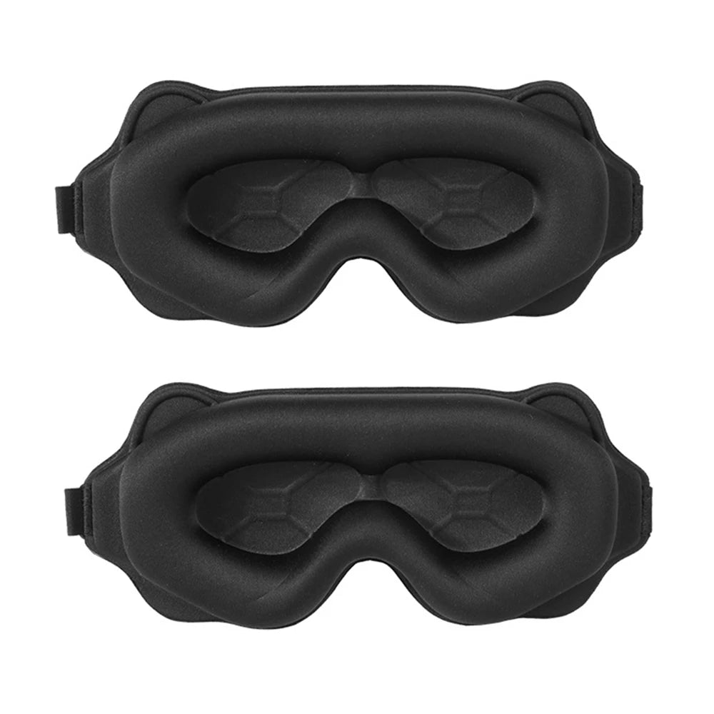 Restora™ 3D Sleep Mask – Soft, Breathable Eye Shade for Travel & Nighttime Use | 100% Light Blocking