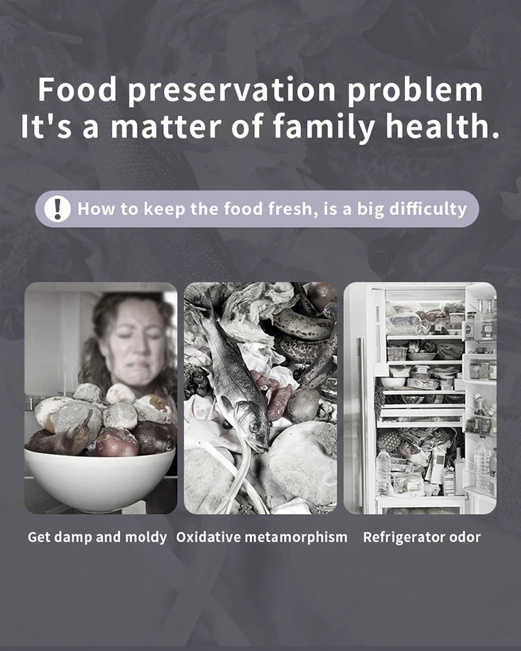 FreshZip™ Portable Vacuum Sealer – USB Rechargeable | Dry & Moist Food Storage with Bags & Pump