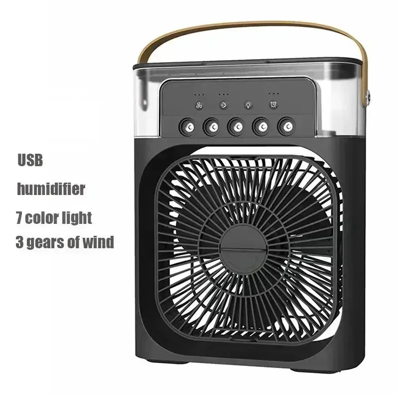 Mistora™ 3-in-1 Portable AC Fan – Air Cooler, Humidifier & LED Night Light