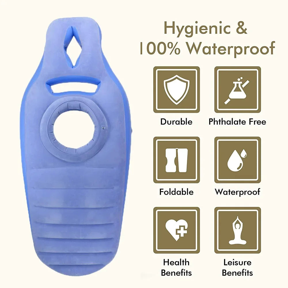 MomNest™ Inflatable Pregnancy Pillow Mat – Full-Body Comfort for Moms-to-Be