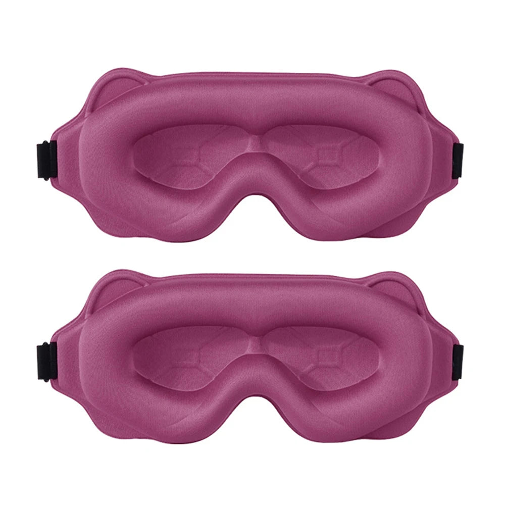 Restora™ 3D Sleep Mask – Soft, Breathable Eye Shade for Travel & Nighttime Use | 100% Light Blocking