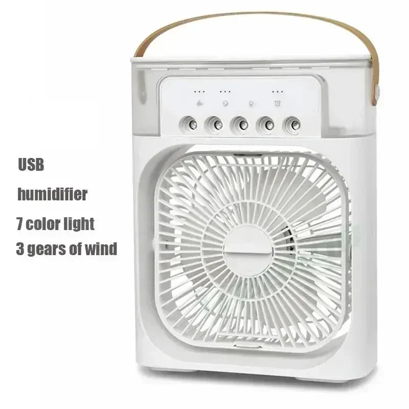 Mistora™ 3-in-1 Portable AC Fan – Air Cooler, Humidifier & LED Night Light