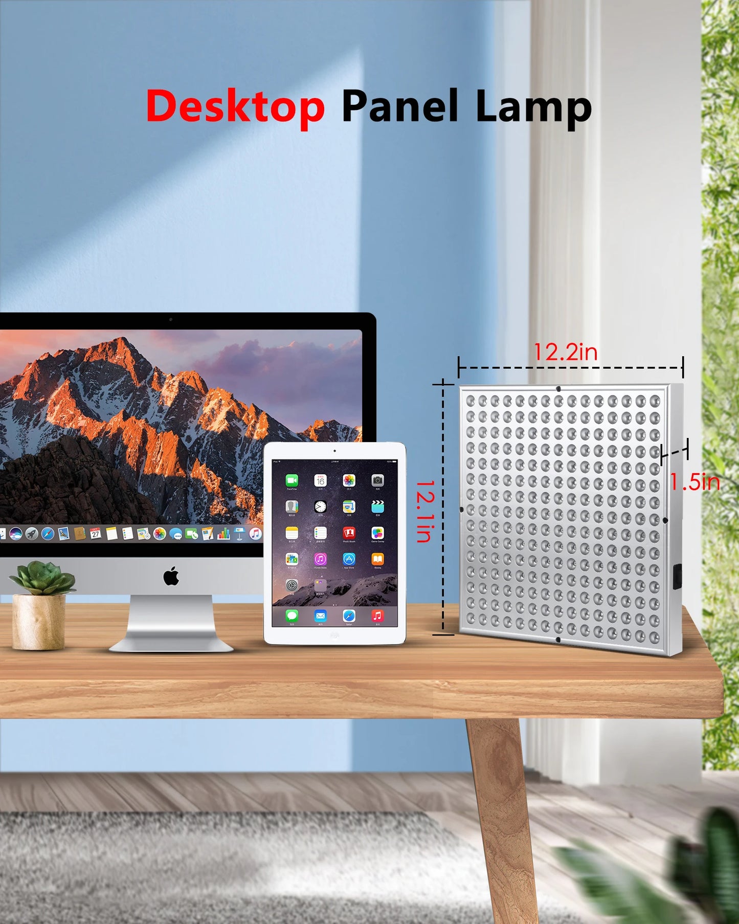 SkinFyx™ LED Red Light Therapy Panel – 225 LEDs for Anti-Aging, Skin Care & Pain Relief