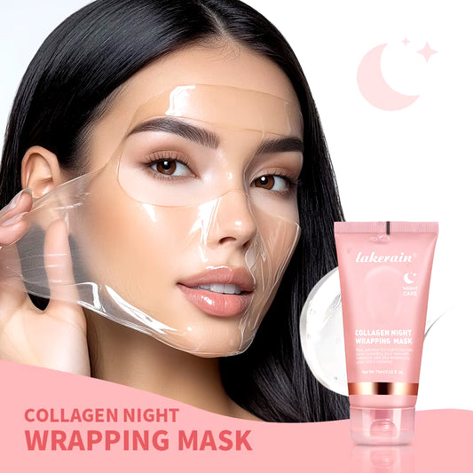 Revitalize Your Skin Overnight with 75Ml Collagen Peel-Off Mask - Deep Hydration & Nourishing Night Care Cream