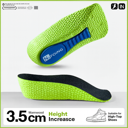 Height Boost Memory Foam Insoles | Arch Support & Orthopedic Comfort