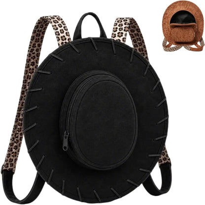 Cowgirl Hat Backpack, Cowboy Hatbackpack, Western Backpack for Women, Hat Shaped Bag for Travel & Daily Use