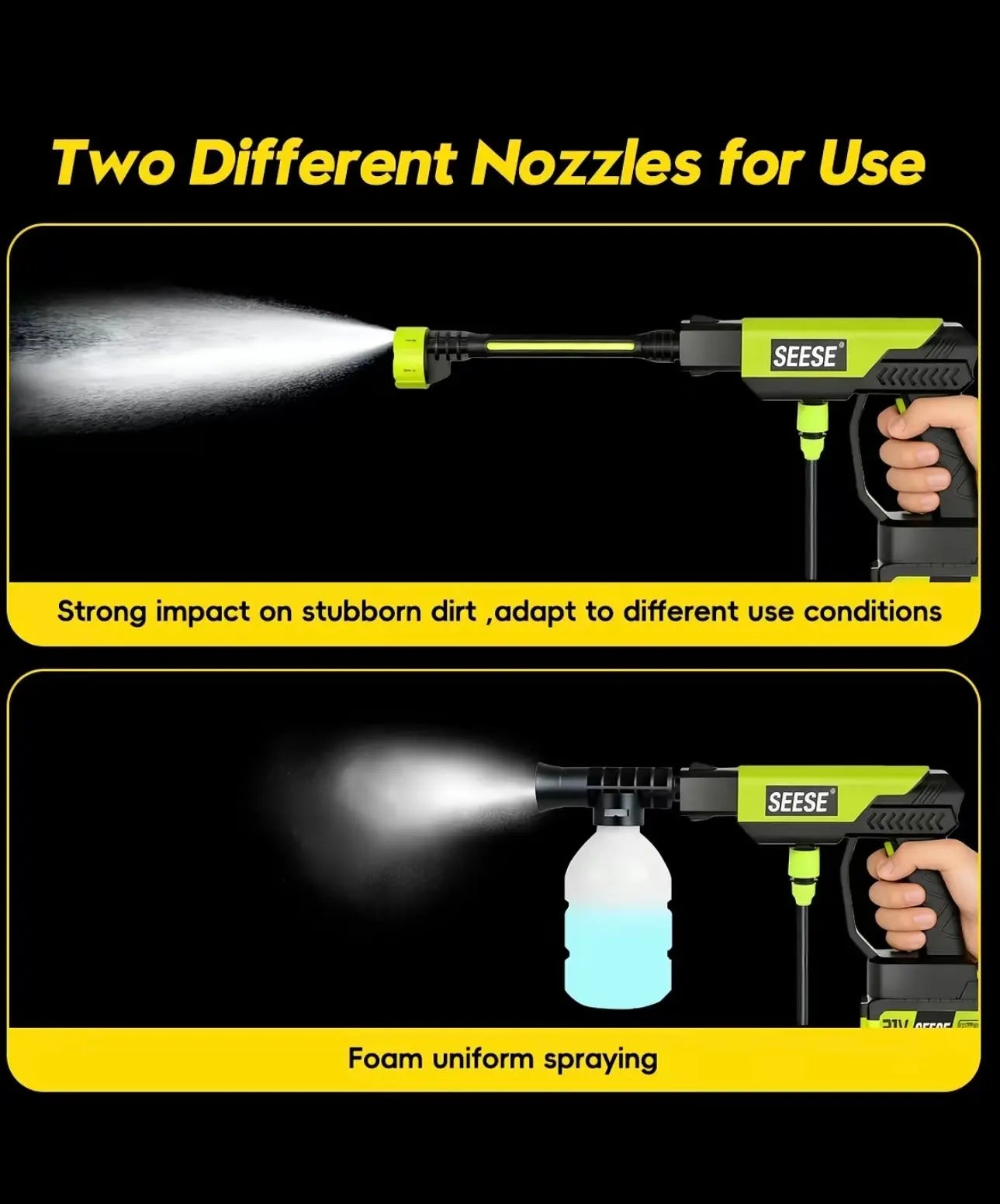 SEESE Cordless Pressure Washer
