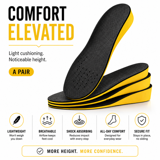 StealthLift™ Height Increase Insoles | Invisible Lift | All-Day Comfort