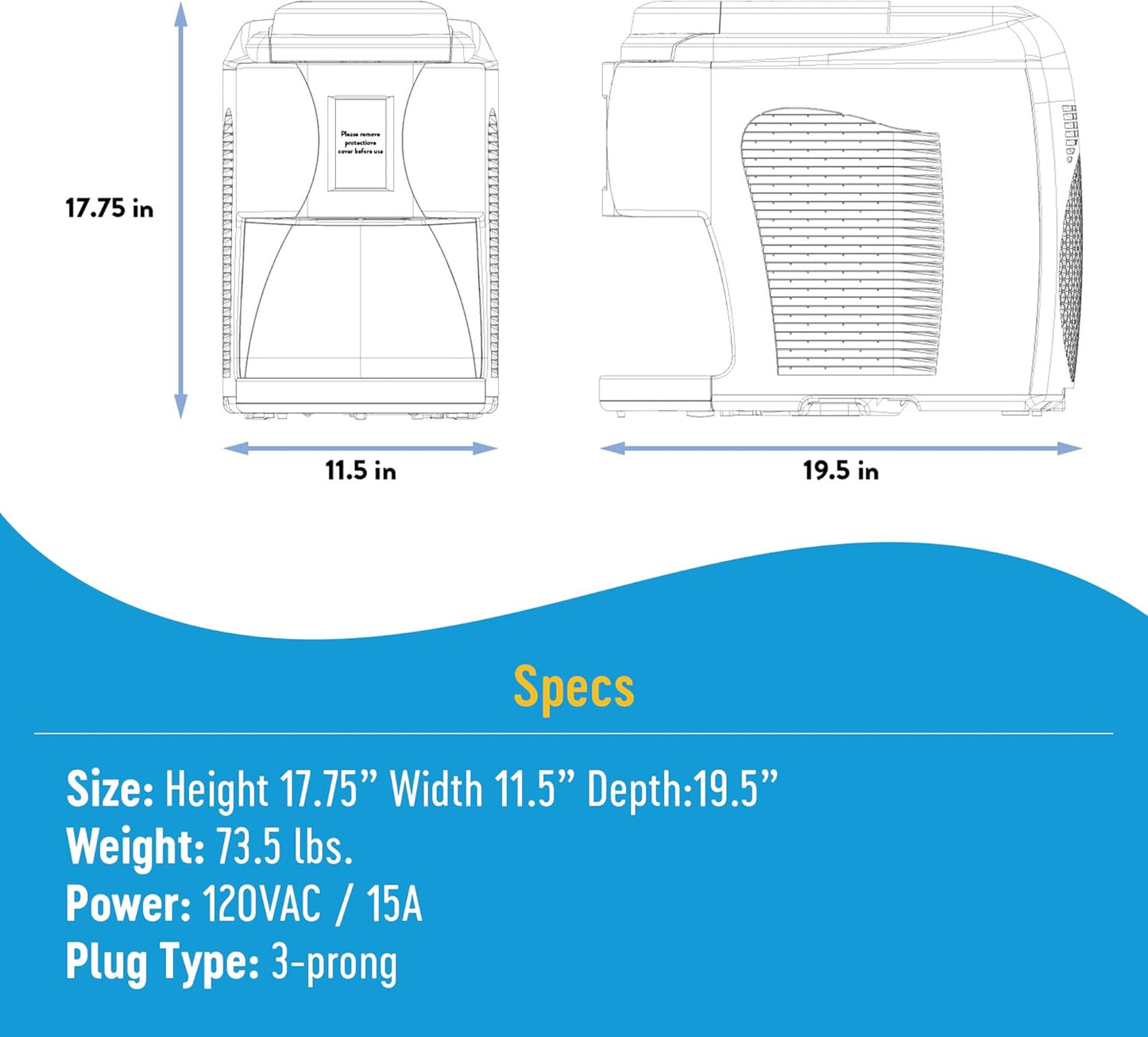 Ultimate Frozen Treat Machine - Instant Ice Cream, Non-Dairy Desserts & Smoothies with Freeze-On-Demand Technology - Single-Serve Convenience & 1 Year Warranty!