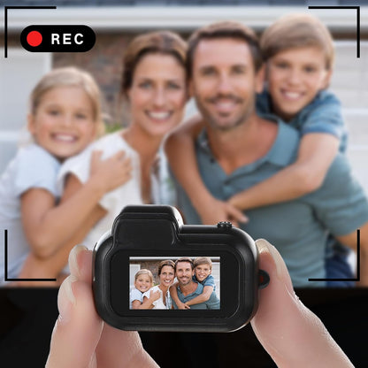 Mini Keychain Camera 1080P Small Retro Portable Photo Video Camera 100 Mins Battery Life Micro Video Camcorder for Travel Study Recording(16Gb)