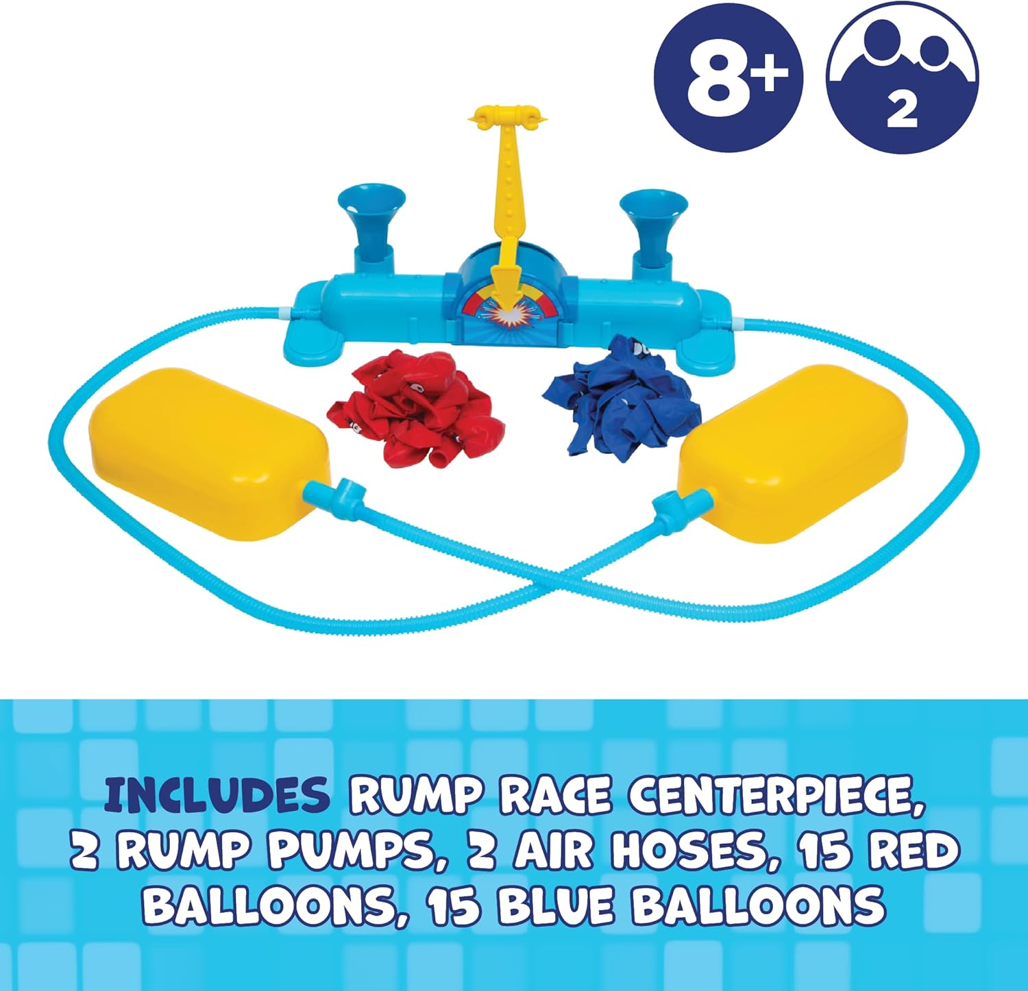 Rump Race Balloon Popping Battle Board Game Family Game Night, Party Game