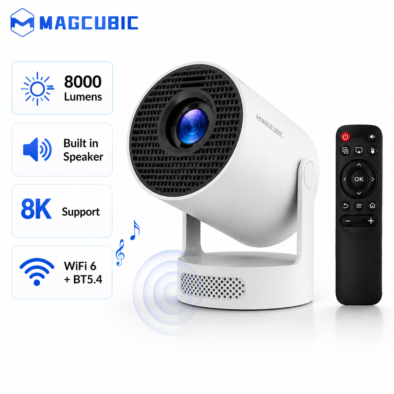 Magcubic HY300 Pro+ 8K Smart Home Theater Projector